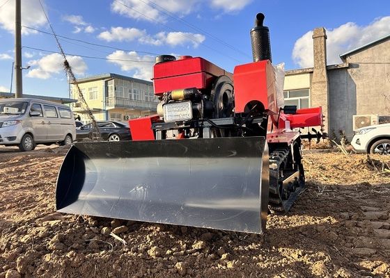 Tractor pequeño de rastro de goma Tractor multifuncional de campo de arroz Tractor mini de 25 CV