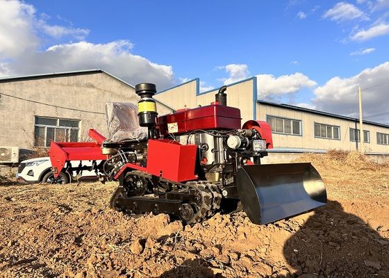 Tractor pequeño de rastro de goma Tractor multifuncional de campo de arroz Tractor mini de 25 CV