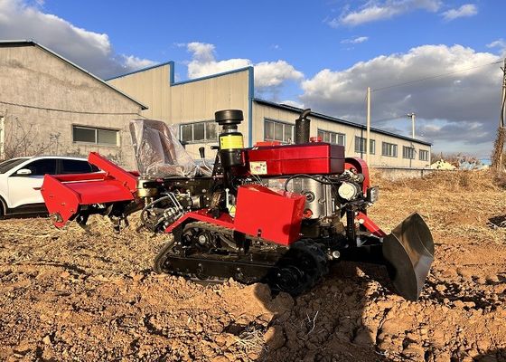 Cultivador de granja Tiller giratorio Rastreador agrícola Mini tractor 25 CV