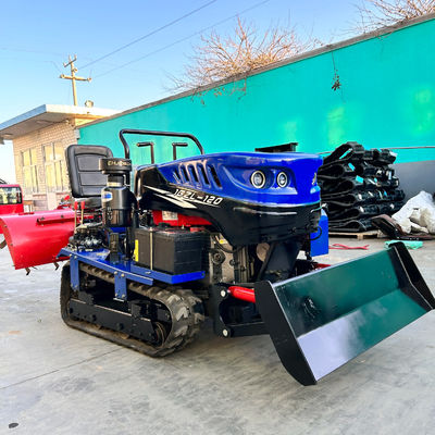 2024 Máquina de granja hecha en China Autoproducción para granja seca Tierra Mini Tractor de rastreo