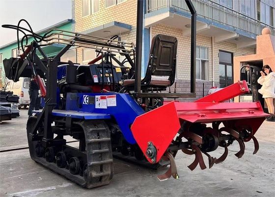 Tractor de jardín Mini Crawler de 25 caballos de fuerza 35 caballos de fuerza Tractor de jardín de pista de goma Certificado CE