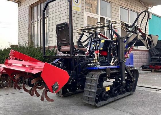 Tractor de jardín Mini Crawler de 25 caballos de fuerza 35 caballos de fuerza Tractor de jardín de pista de goma Certificado CE