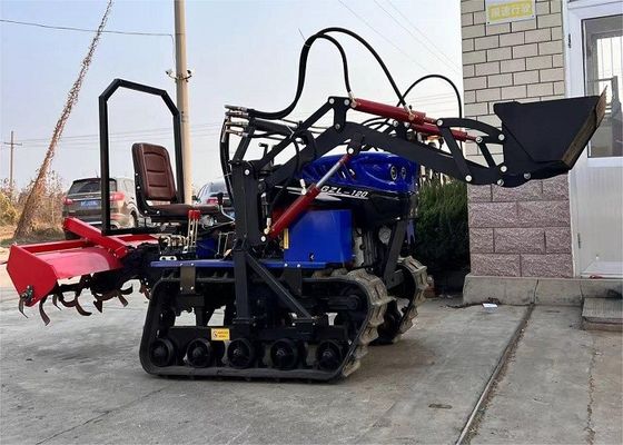Tractor de jardín Mini Crawler de 25 caballos de fuerza 35 caballos de fuerza Tractor de jardín de pista de goma Certificado CE