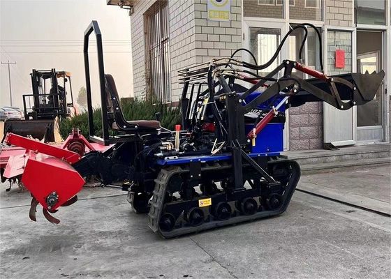 ODM Tractor agrícola de 35 caballos de fuerza Pequeña mini cargadora de equipos compactos
