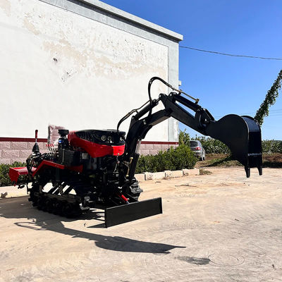 Tractor pequeño de caballos de fuerza con motor diésel Mini tractor agrícola resistente y productivo