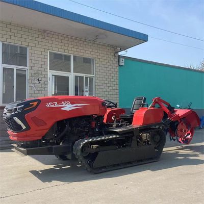 Mini 50HP Tractor de rastreo Equipo agrícola con cargador frontal / retroexcavadora