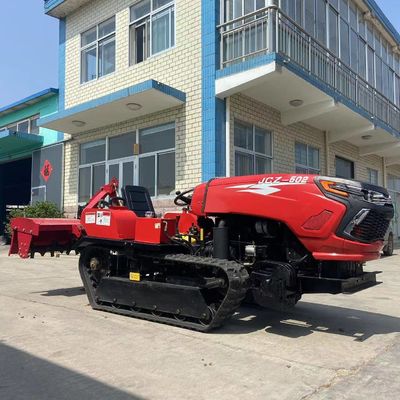 Equipo de cultivo de tractor de arrastrador compacto multifunción con cargador y retroexcavadora