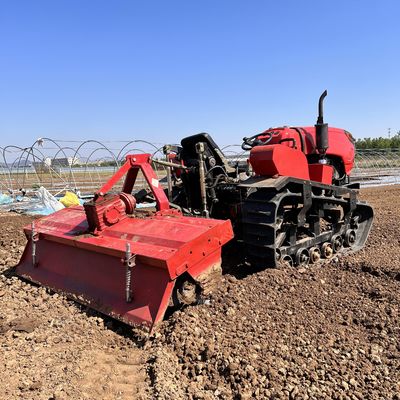 Equipo de cultivo de tractor de arrastrador compacto multifunción con cargador y retroexcavadora