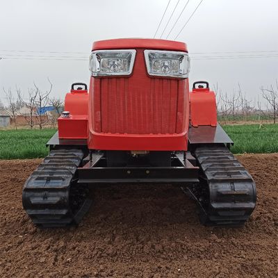 Agricultura Tractor de rastreo de 80 CV Mini cultivador totalmente automático Bulldozer
