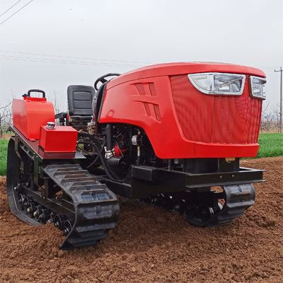 80 HP excavadora cultivador tractor maquinaria agrícola multifunción