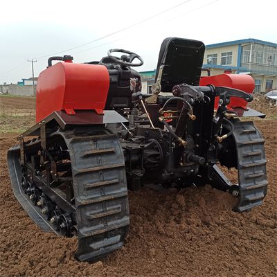 Agricultura Tractor de rastreo de 80 CV Mini cultivador totalmente automático Bulldozer