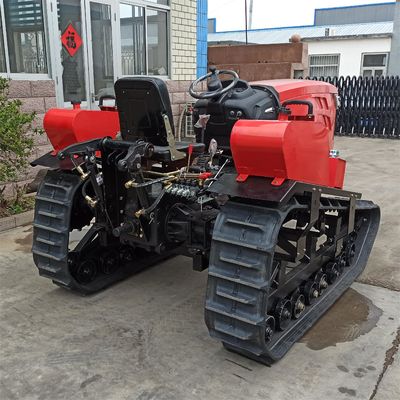 Agricultura Tractor de rastreo de 80 CV Mini cultivador totalmente automático Bulldozer