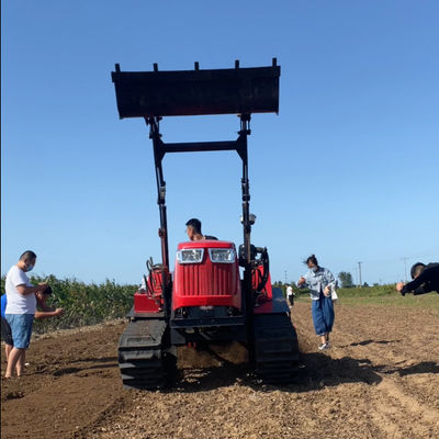 Tractor anfibio de 80 caballos de fuerza, tractor de tierra cultivada