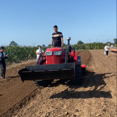 Maquinaria pesada de cultivo Tractor compacto de 80 CV con cargador