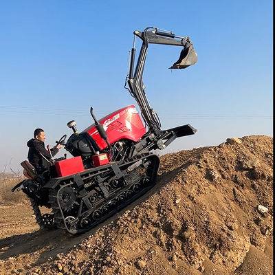 Agricultura de huertos y jardines Tractor con motor diesel con cortadora de césped Excavadora Máquinas agrícolas