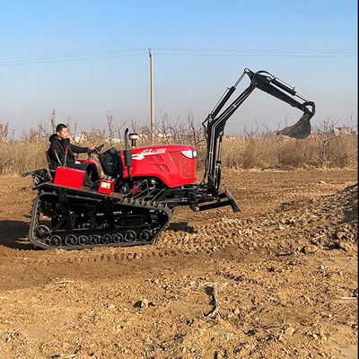 Agricultura de huertos y jardines Tractor con motor diesel con cortadora de césped Excavadora Máquinas agrícolas