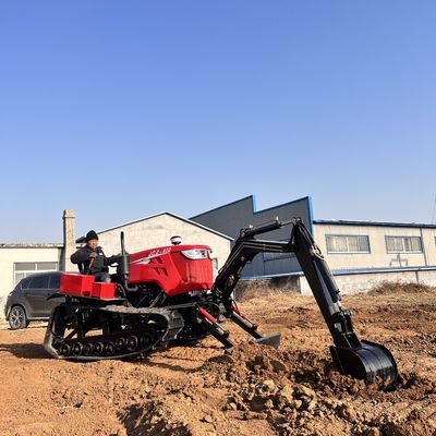 Tractor de rastreo agrícola de 80 CV Mini excavadora Equipo de tractor