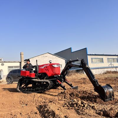 Tractor de rastreo agrícola de 80 CV Mini excavadora Equipo de tractor