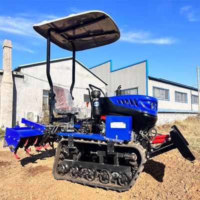 Tractor compacto micro de 35 CV cultivador de jardín rotativo tractor con cubo de excavadora