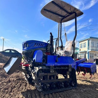 Tractor compacto micro de 35 CV cultivador de jardín rotativo tractor con cubo de excavadora