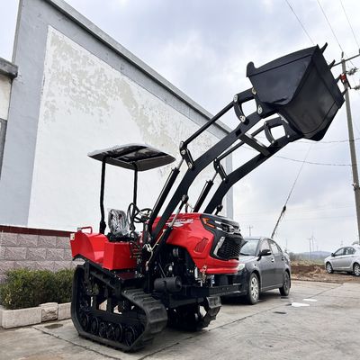 50hp pequeño cultivador rotativo Mini Crawler cortador de césped para huerto cultivador de tala rotativo
