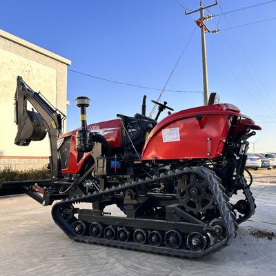 Agricultura Pequeños tractores de tracción a cuatro ruedas de 120 CV con excavadora