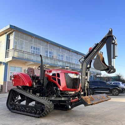 Agricultura Pequeños tractores de tracción a cuatro ruedas de 120 CV con excavadora