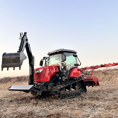 Tractor Multipurpose de 120 CV Tractor Cróler Cultivador Tractor Cróler de pista de caucho para la venta