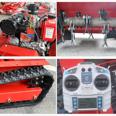 11HP Mini Tractor Cortador de césped Equipo pesado Control remoto 650w