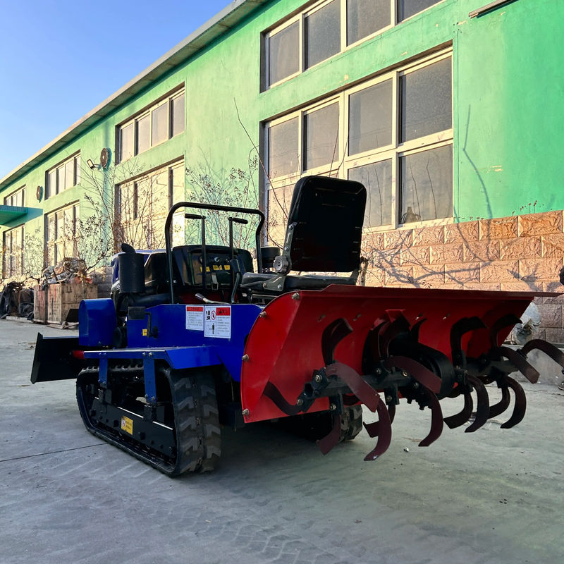 2024 Nuevo tractor de caucho de pista de rastreo tractor de granja de rastreo mini tractor 4x4 agricultura mini tractor de rastreo para la venta
