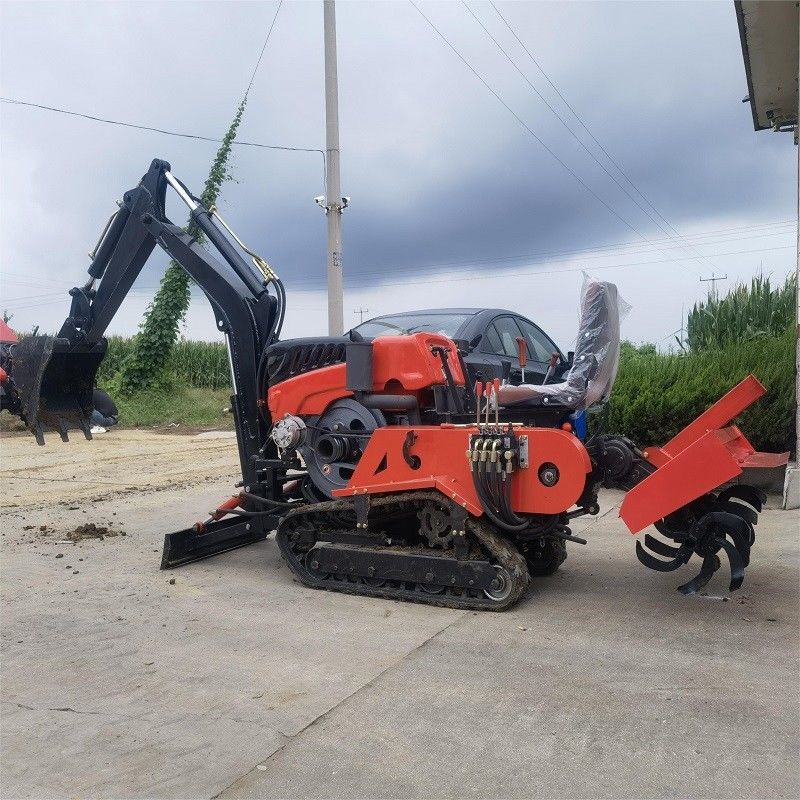 Tractor pequeño de caballos de fuerza con motor diésel Mini tractor agrícola resistente y productivo